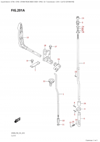 201A - Clutch (Dt40W:p40) (201A -  (Dt40W: p40))