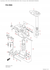 336A - Swivel Bracket (Dt40W:p40) (336A -   (Dt40W: p40))
