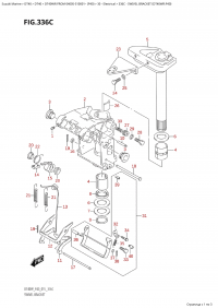 336C - Swivel Bracket (Dt40Wr:p40) (336C -   (Dt40Wr: p40))