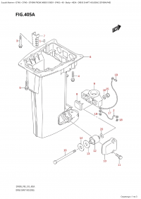 405A - Drive Shaft Housing (Dt40W:p40) (405A -    (Dt40W: p40))