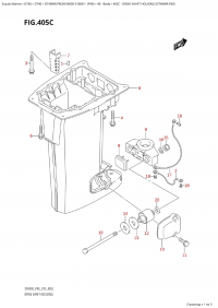 405C - Drive Shaft Housing (Dt40Wr:p40) (405C -    (Dt40Wr: p40))