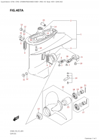 407A - Gear Case (407A -   )