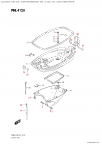 412A - Lower Cover (Dt40W:p40) (412A -    (Dt40W: p40))