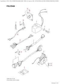 554A - Opt:electrical (Electric Starter) (Dt40W:p40:E-Starter) (554A - :      (Dt40W: p40:   ))