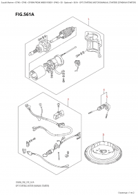 561A - Opt:starting Motor (Manual Starter) (Dt40W:m-Starter) (561A - :  ( ) (Dt40W:    ))