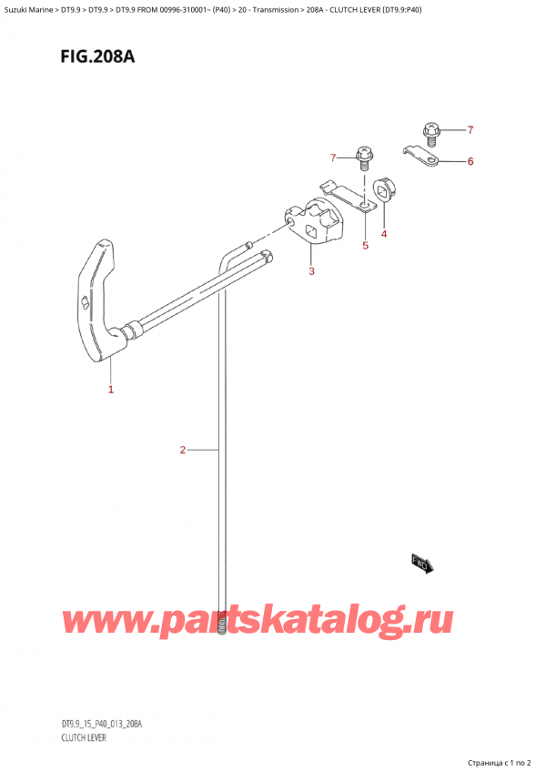  ,    , Suzuki   DT9.9  FROM 00996-310001~  (P40)  ,   (Dt9.9: P40)