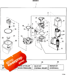 (pump/motor (top Mt Reservoir) (design Ii - 14336a25) ((����� / motor (top Mt ���������) (design Ii - 14336a25))