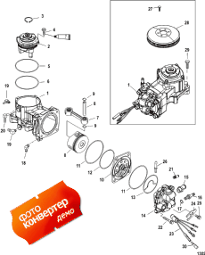 Air Compressor Components, Sn# 1b885131 And Below (Air Compressor Components, Sn# 1b885131 � ����)