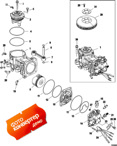 Air Compressor Components, Sn# 1b885132 And Above (Air Compressor Components, Sn# 1b885132 � ����)