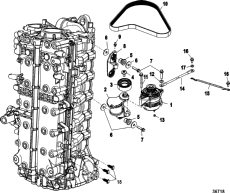 Alternator/belt Tensioner Mounting (����������� / belt Tensioner ���������ing)