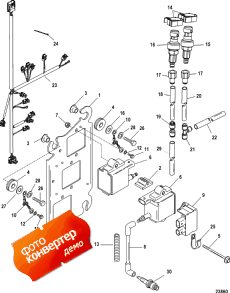 Coil Plate Assembly, Serial Number 1b490865 And Below (Coil �������� Assembly, �������� ����� 1b490865 � ����)