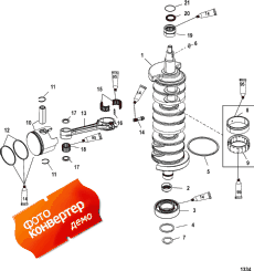 Crankshaft, Piston And Connecting Rods (��������, ������� � �����)