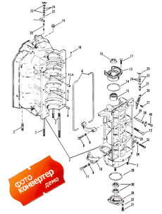 Cylinder Block And End Caps (���� �������� � End ��������s)