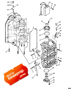 Cylinder Block And End Caps (���� �������� � End ��������s)