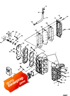 Cylinder Block Assembly (serial # 0e173409 Thru 0e287999) (���� �������� Assembly (serial # 0e173409 Thru 0e287999))