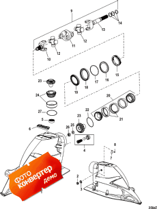 Driveshaft Housing And Drive Gears (������ ���� �������� � �������� �������s)