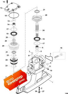 Driveshaft Housing And Drive Gears (standard) (������ ���� �������� � �������� �������s (��������))