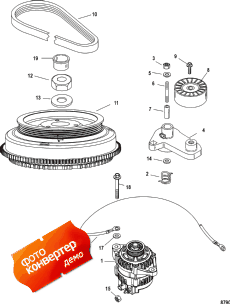 Flywheel/alternator (������� / �����������)