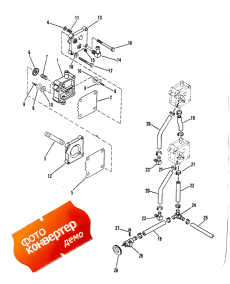 Fuel Pump (serial #d000750 And Above)fuel Pump Body White/red (��������� ����� (serial #d000750 � ����) ��������� ����� ������ ����� / �������)