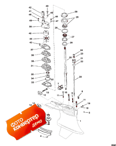 Gear Housing (drive) Standard/counter Rotation-sportmaster (�������� ������ (drive) �������� / �������� ��������-sportmaster)