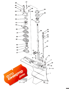 Gear Housing (driveshaft) (cle-1.87:1/2:1) (�������� ������ (drivesha �����) (cle-1.87: 1 / 2: 1))