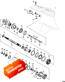 Gear Housing (prop Shaft-counter Rotation-sportmaster) (�������� ������ (prop ���-�������� ��������-sportmaster))
