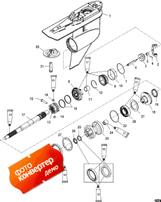 Gear Housing, Propeller Shaft-standard-fleetmaster (������ ���� �������� �����-��������-fleetmaster)