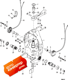 Gimbal Ring And Steering Lever (Gimbal ������ � ������� ������� �����)