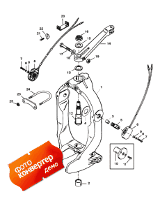 Gimbal Ring And Steering Lever (Gimbal ������ � ������� ������� �����)