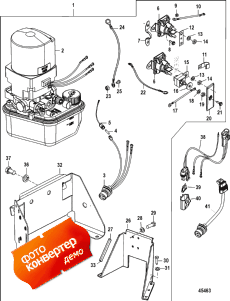Hydraulic Pump And Bracket (Hydraulic ����� � ���������)