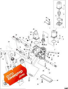 Power Trim Components (cast Pump Housing) (���������� ��������� ������� (cast ����� ������))