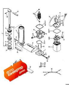 Power Trim Components, Single Ram (0d252461 And Up) (���������� ��������� �������, Single Ram (0d252461 � ����))