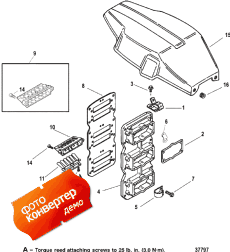 Reed Block/flywheel Cover (Reed Block / ������ ��������)