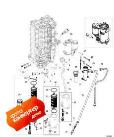 Starboard Cylinder Block/oil Cooler (Starboard ���� �������� / oil Cooler)