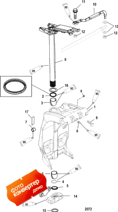Swivel Bracket And Steering Arm (���������� ��������� � ������� ������� �����)