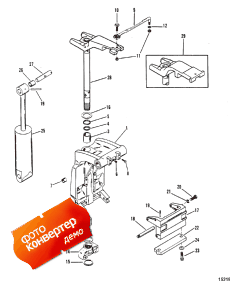 Swivel Bracket And Steering Arm (casting Number 1499-8709c5) (���������� ��������� � ������� ������� ����� (casting Number 1499-8709c5))