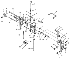 Swivel Bracket And Stern Brackets Models Without Power Trim (���������� ��������� � ��������� ������s Models Without Power trim)