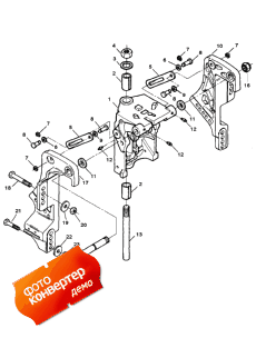 Swivel Bracket/stern Brackets (power Trim Models) (���������� ��������� / ��������� ������s (Power trim Models))