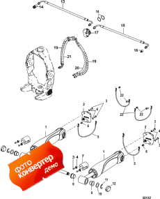 Trim Cylinders And Hydraulic Hoses (������� �����s � Hydraulic �����s)