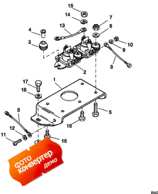Trim Solenoid Plate (0g205106 And Below) (Trim Solenoid �������� (0g205106 � ����))