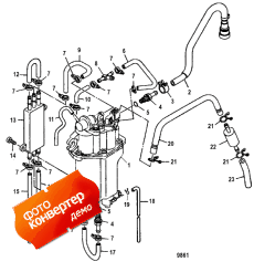 Vapor Separator Hose Routings (�������������� ����� Routings)