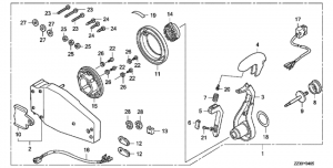     ( ) () (Remote Control Box (flush Mount Type) (left))