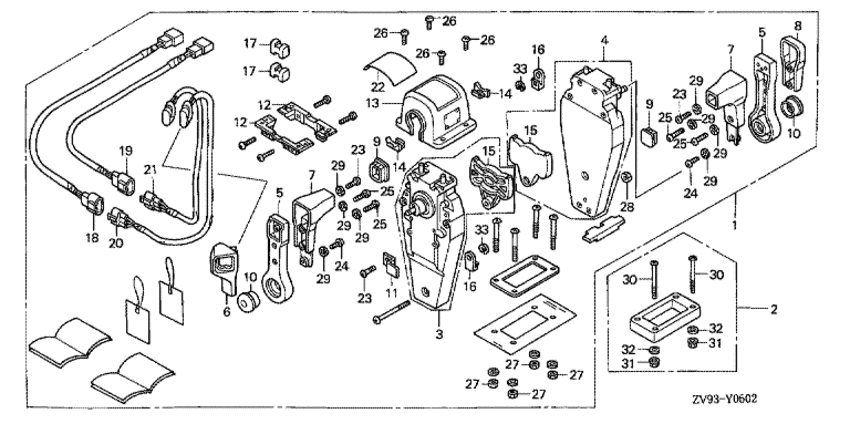 ��������� BF30AX - Remote Control (top Mount Dual Type) (right) / ������������� ���������� (�������, ������, ������ ������)