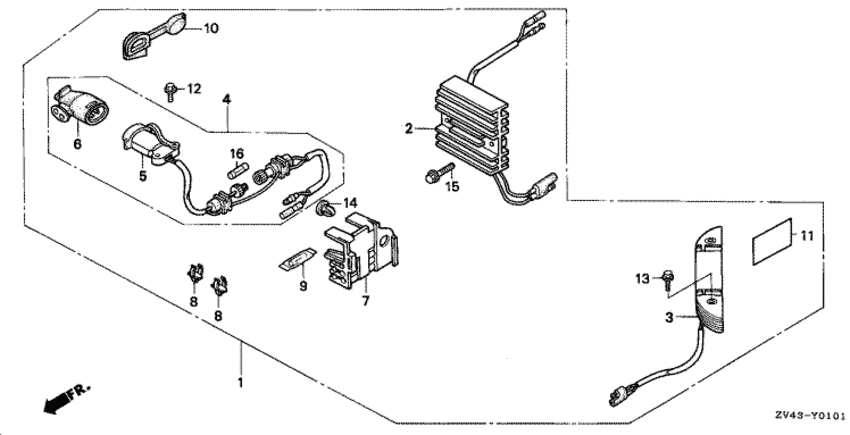 ��������� �������� ������������� ��������� BF9.9AK - Lamp Consent Kit (bf9.9ak / M / Bf15ak / M) (6a)