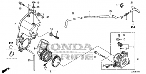 E-15   /    (E-15 Muffler Cover/Throttle Body)