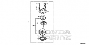 Fop-3    (Fop-3 Repair Water Pump Complect)