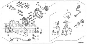 Fop-4-5   ( , ) (Fop-4-5 Flush Type Remote Control Top Mount (Left))