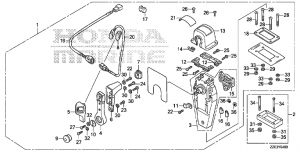 Fop-4   (,  , ) (Fop-4 Single Type Remote Control Top Mount (Right))