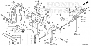F-10   /   (F-10 Stern Bracket / Swivel Case)