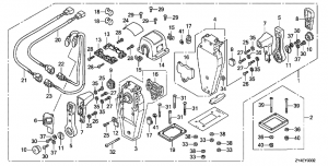 Fop-3-2   (,  , ) (Fop-3-2 Double Type Remote Control Top Mount (Right))